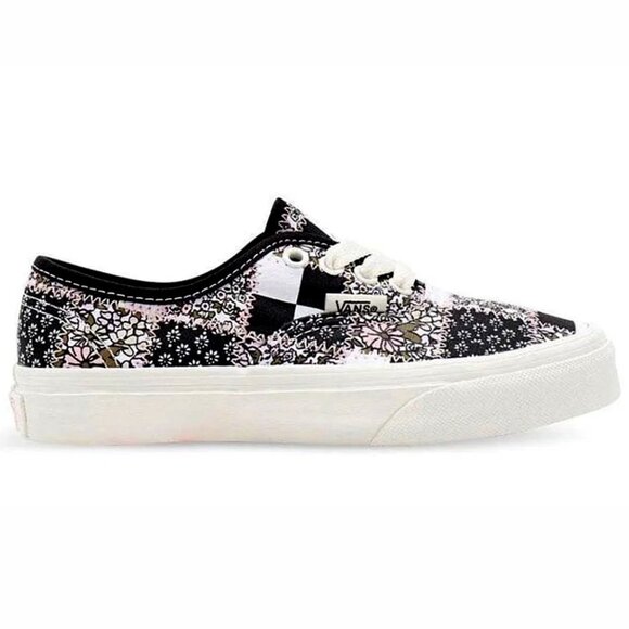 Vans Kids Authentic Sneaker Patchwork Floral Multi/Marshmallow Size 13.0K NEW - Picture 1 of 12